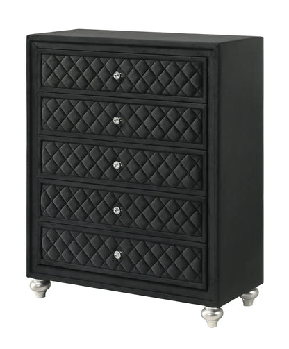 Cameo Black Bedroom Set