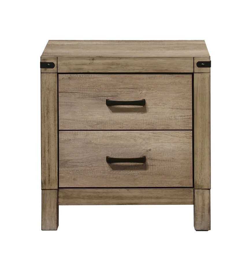 Matteo Nightstand with Two Drawers