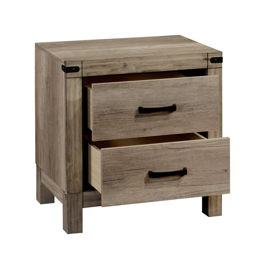 Matteo Nightstand with Two Drawers
