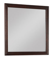 Louis Cherry Finish Dresser Top Mirror