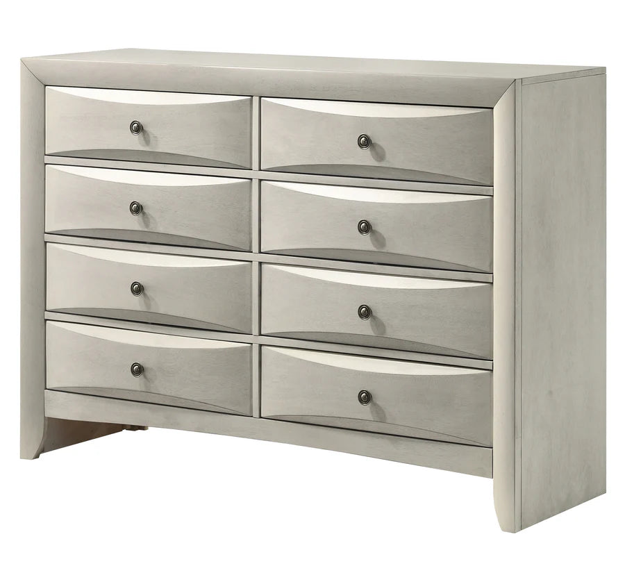 Emily Storage White Bedroom Set
