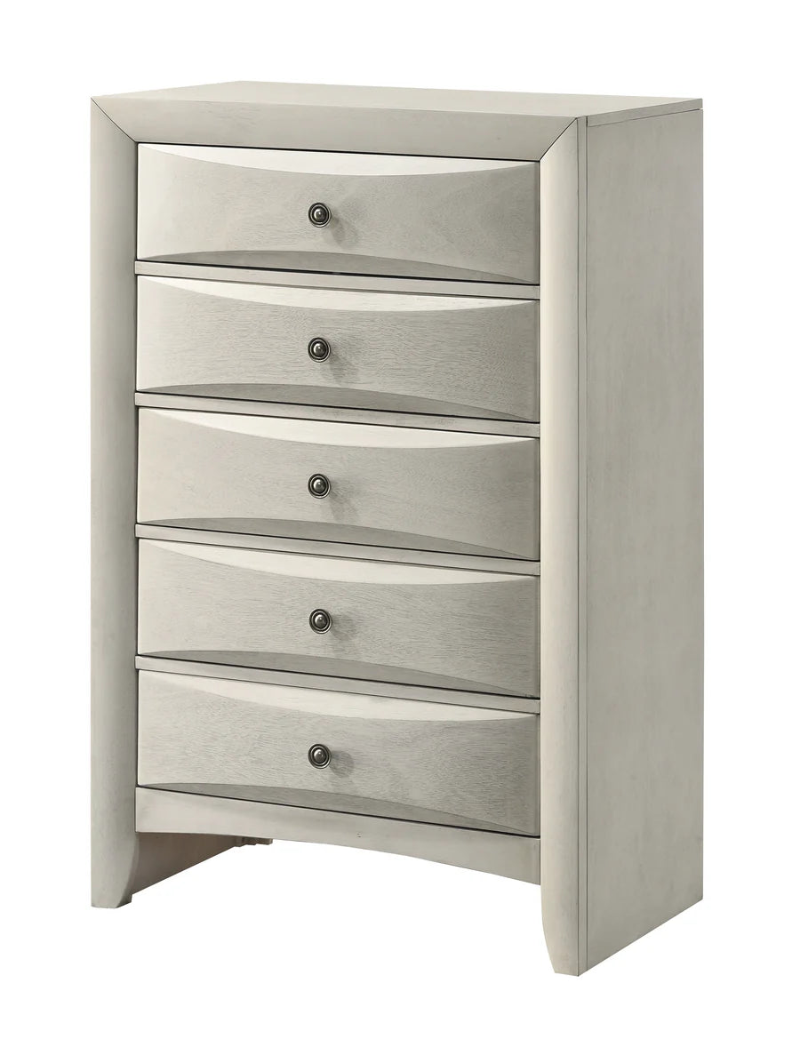 Emily Storage White Bedroom Set