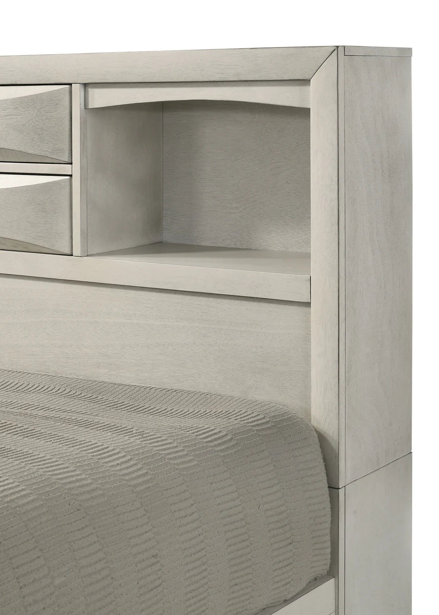 Emily Storage White Bedroom Set