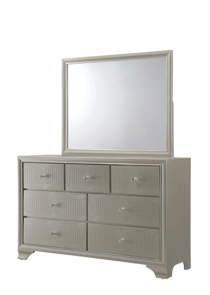 Lyssa LED Champagne Bedroom Set