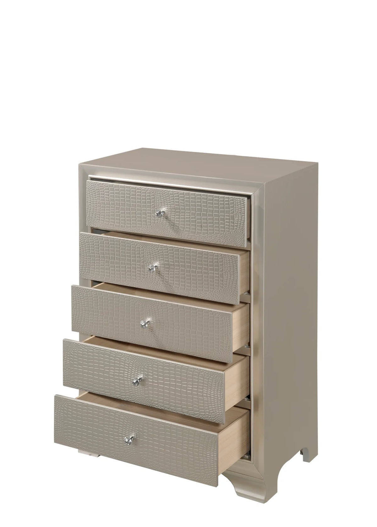 Lyssa Champagne 5-Drawer Chest