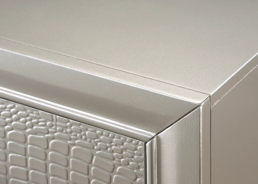 Lyssa LED Champagne Bedroom Set