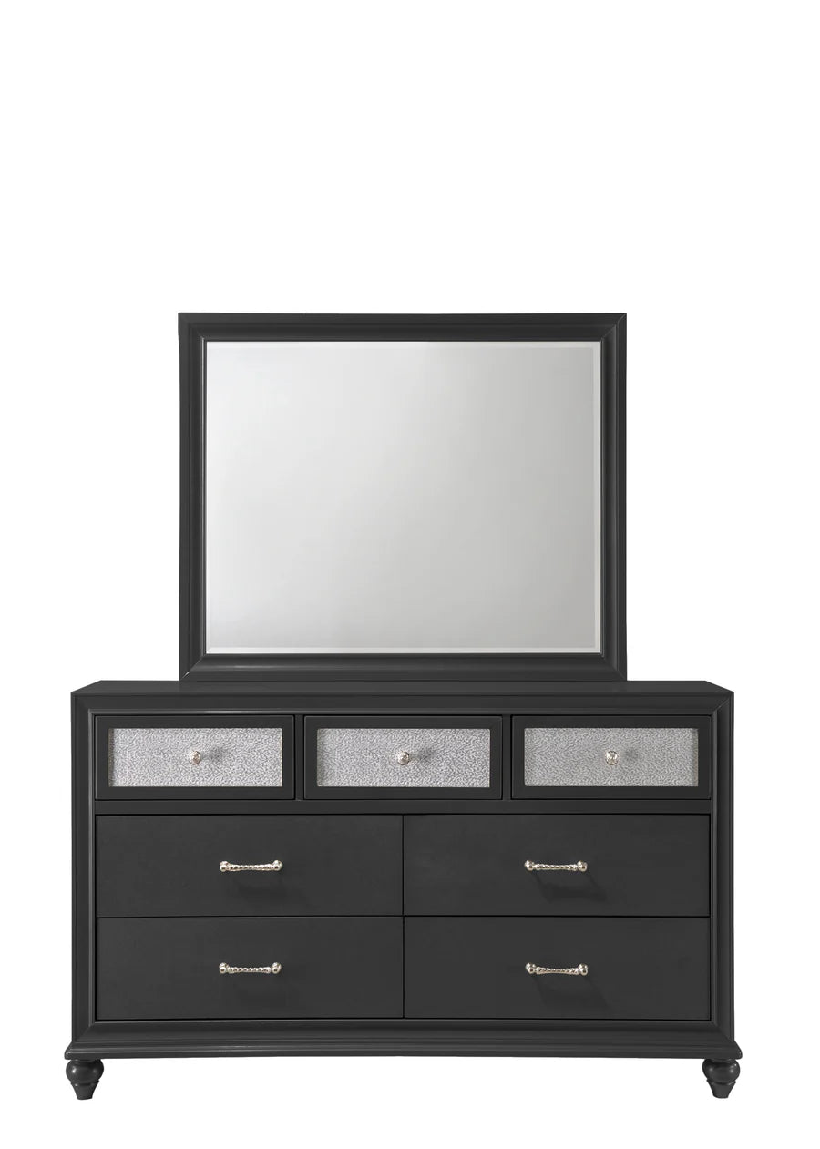Lila Black Bedroom Set