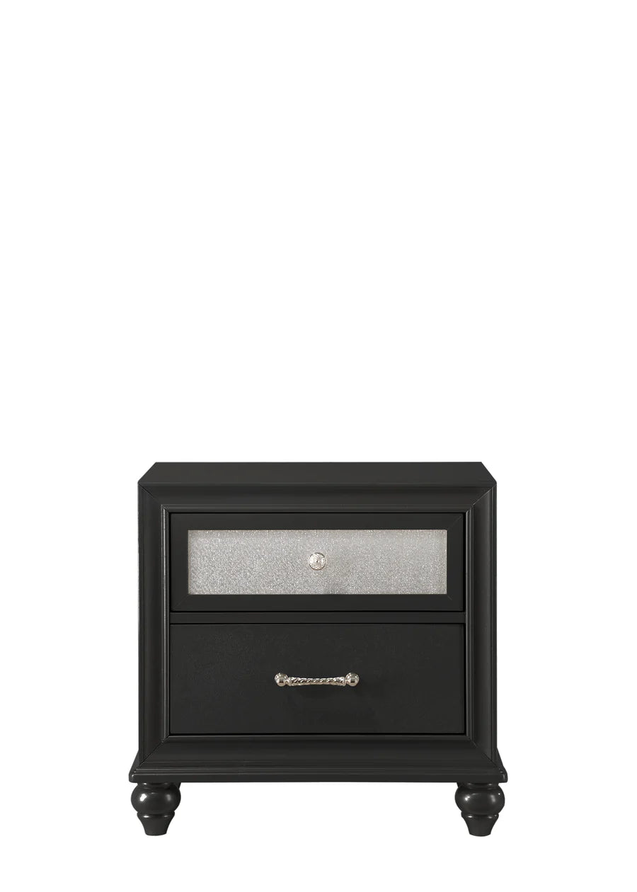 Lila Black Bedroom Set