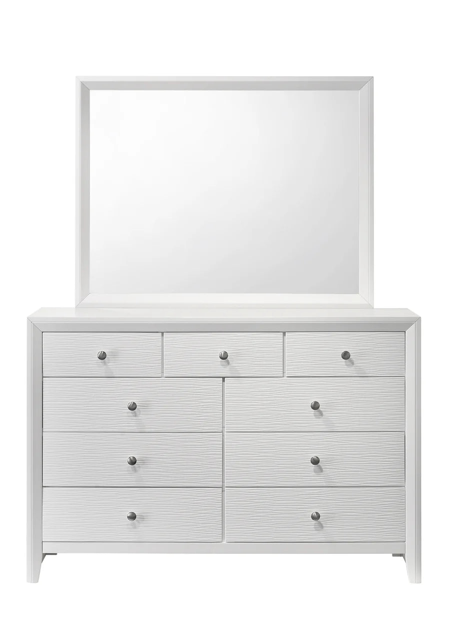 Evan White Bedroom Set