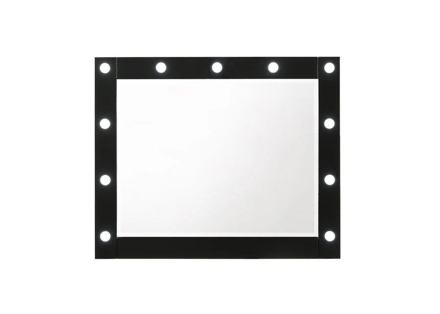Avery Black Makeup LED Vanity Set