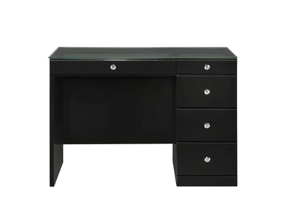 Morgan Black Makeup LED Vanity Set
