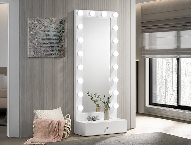 Luxo Tall LED Vanity W/ Drawer