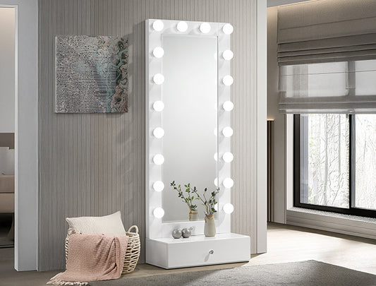 Luxo Tall LED Vanity W/ Drawer
