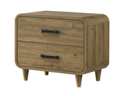 Nyomi Light Brown Wood Nightstand