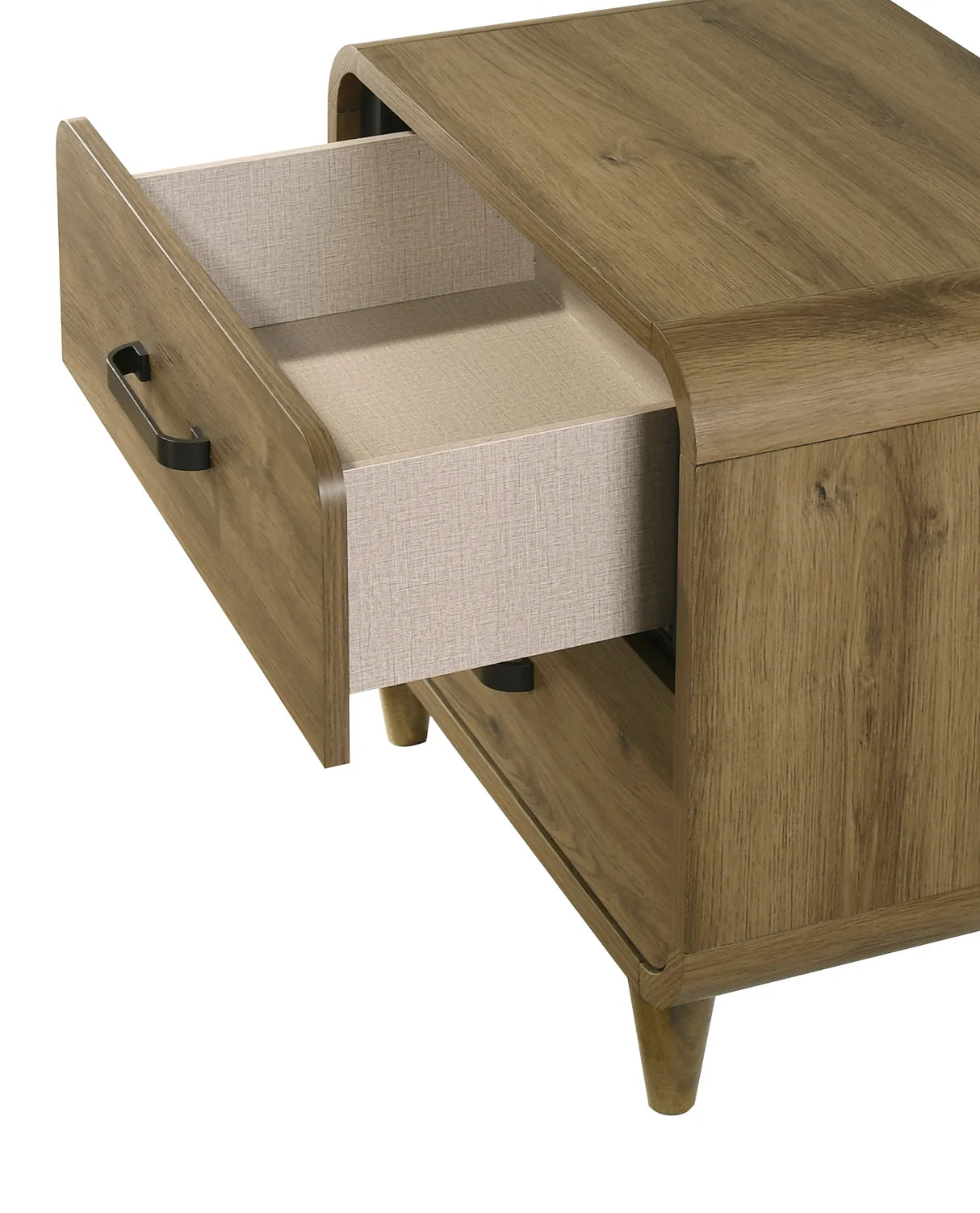 Nyomi Light Brown Wood Nightstand
