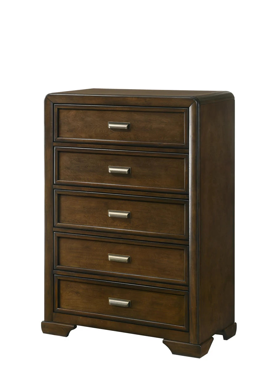 Coffield tall chest of drawers with smooth-gliding storage and classic design