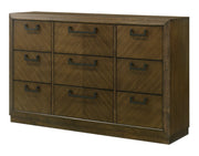 Lakecrest Wood Grain 9-Drawer Dresser