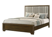 Lakecrest Channel-Tufted Upholstered Bed