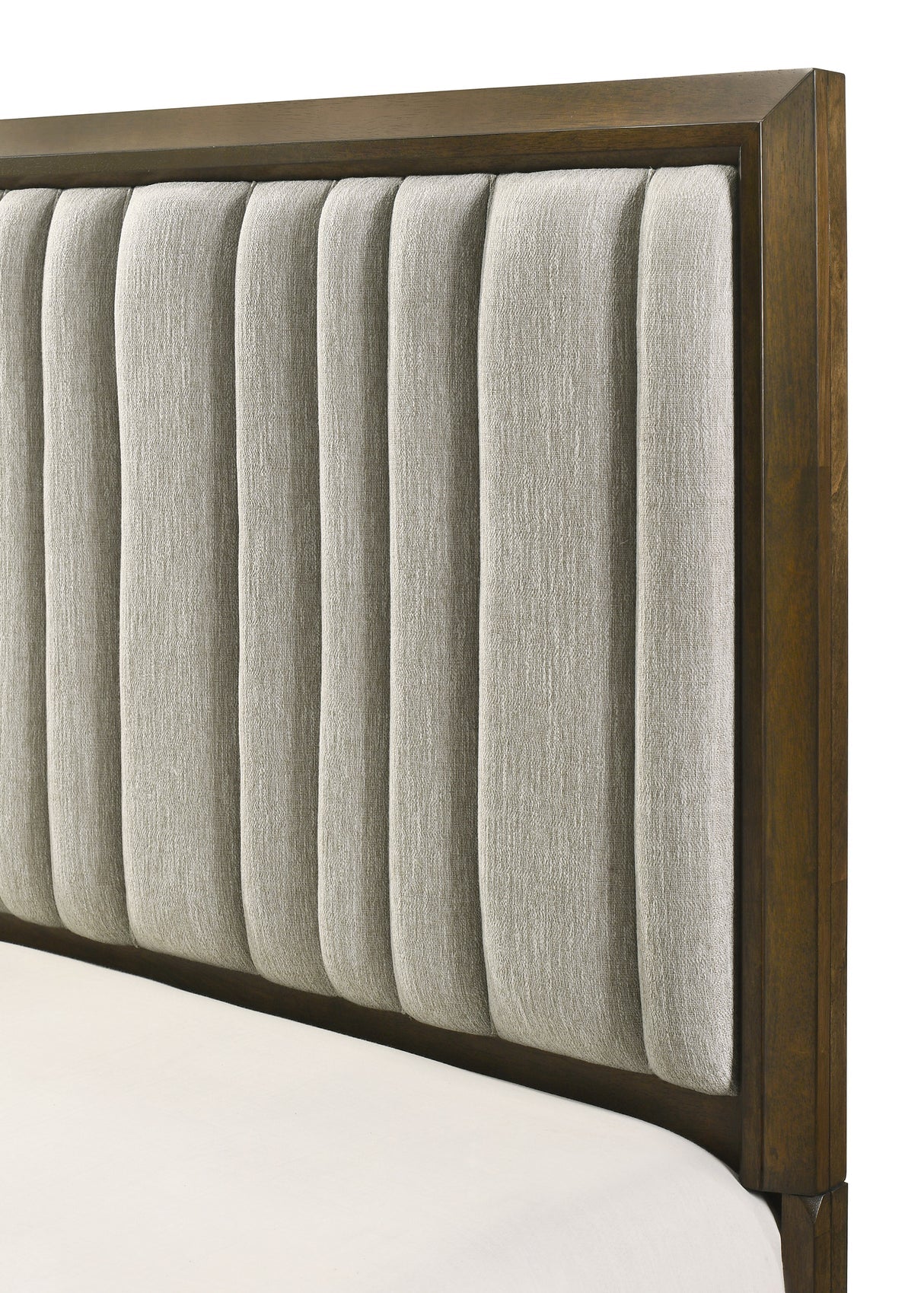 Lakecrest Channel-Tufted Upholstered Bed