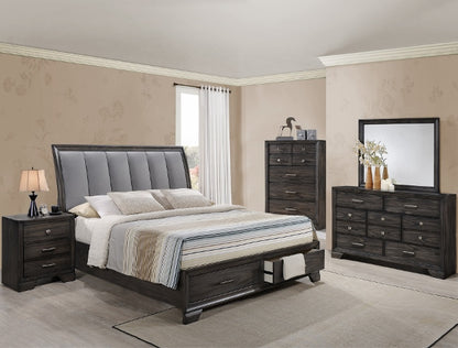 Jaymes Gray Storage Bedroom Set
