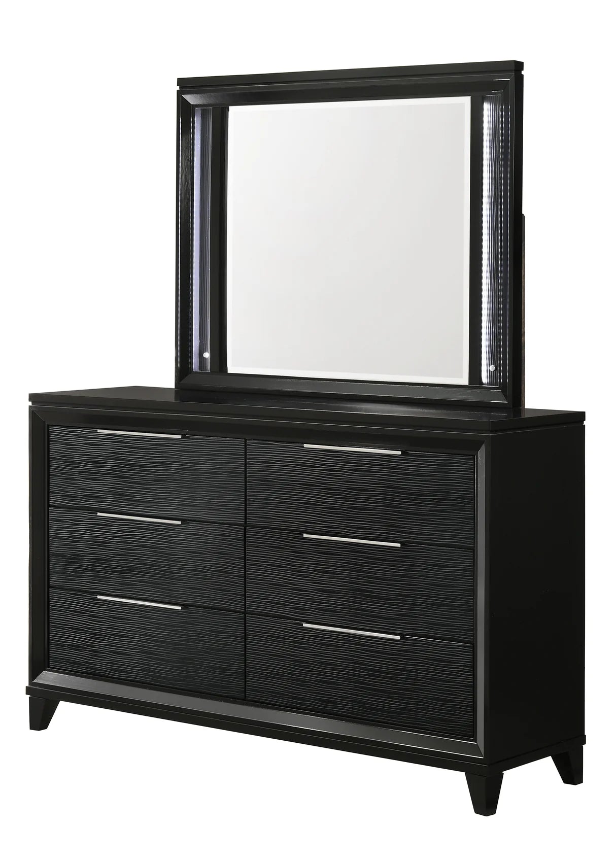 Cressida Black 6-Drawer Dresser with Metallic Accents