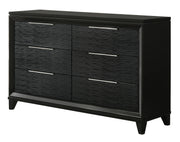 Cressida Black 6-Drawer Dresser with Metallic Accents