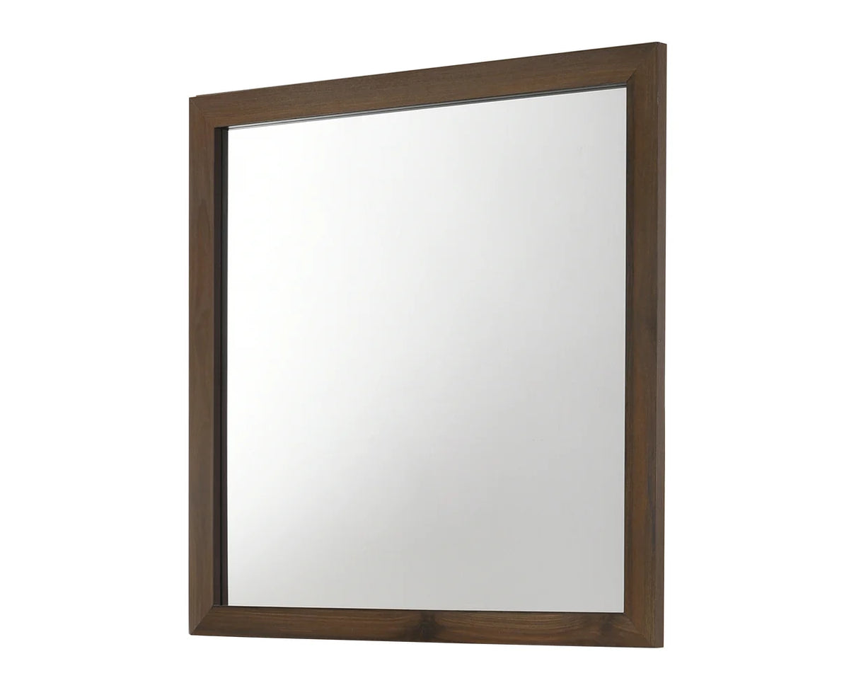 Millie Brown Cherry Square Dresser Mirror