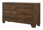 Millie Brown Cherry 6-Drawer Dresser