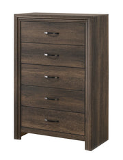 Noreen Dark Wood Tone Chest of Drawers