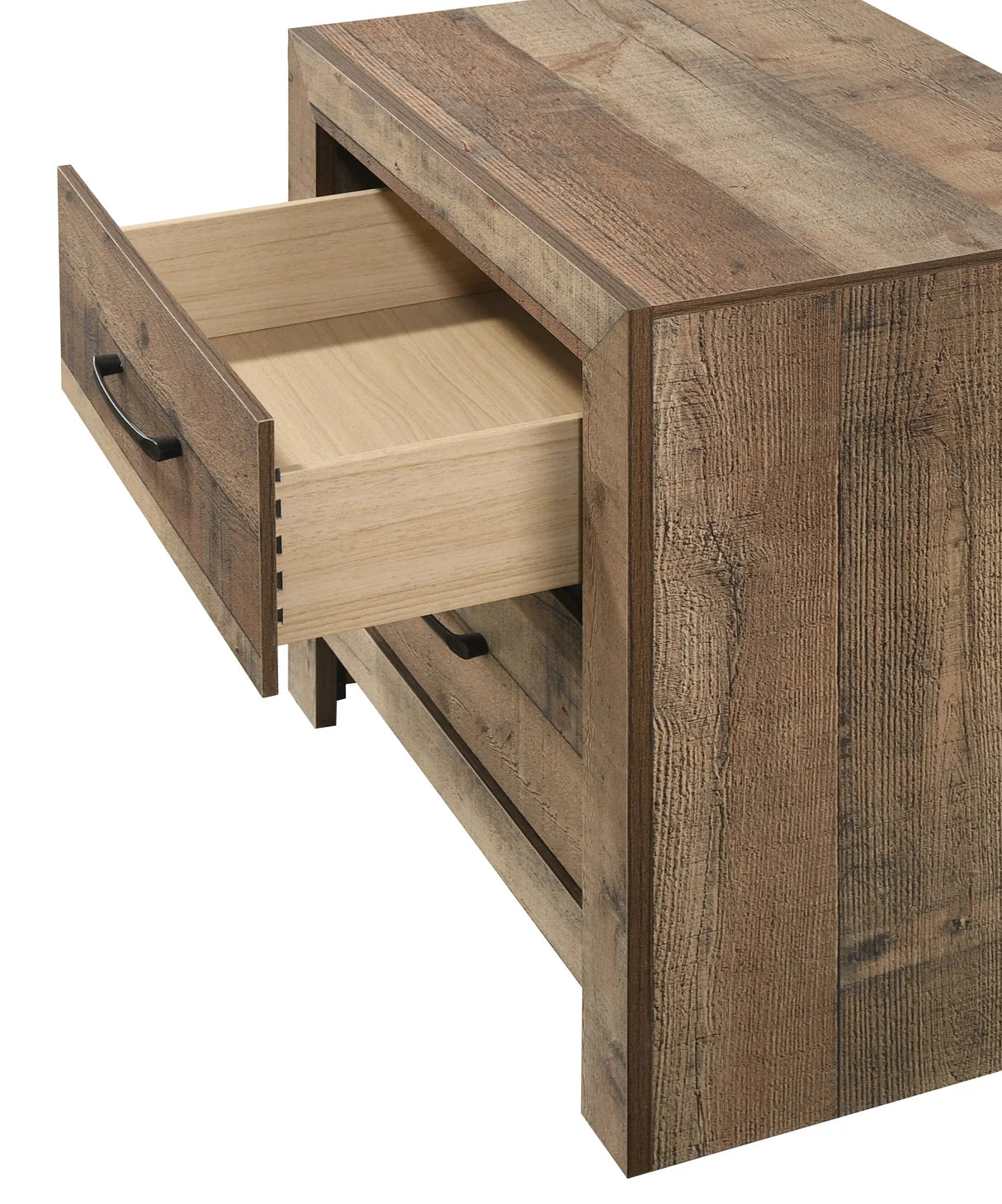 Elmer Rustic Weathered Wood Bedroom Set