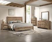 Elmer Rustic Weathered Wood Bedroom Set