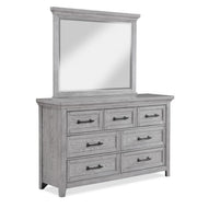 Beckett Weathered Grey Dresser Mirror
