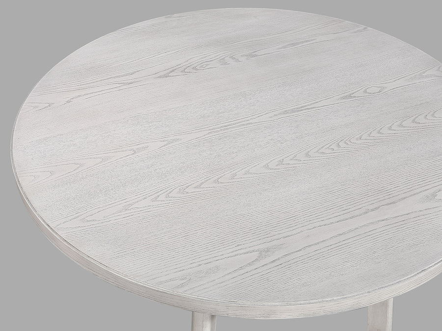 Blanche Counter Height Dining Set with Round Table & Upholstered Chairs | Rustic Modern Dining Style