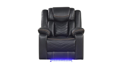 Challenge LED Power Reclining Sofa Set with Bluetooth & USB