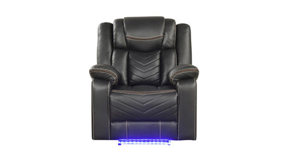 Challenge LED Power Reclining Sofa Set with Bluetooth & USB