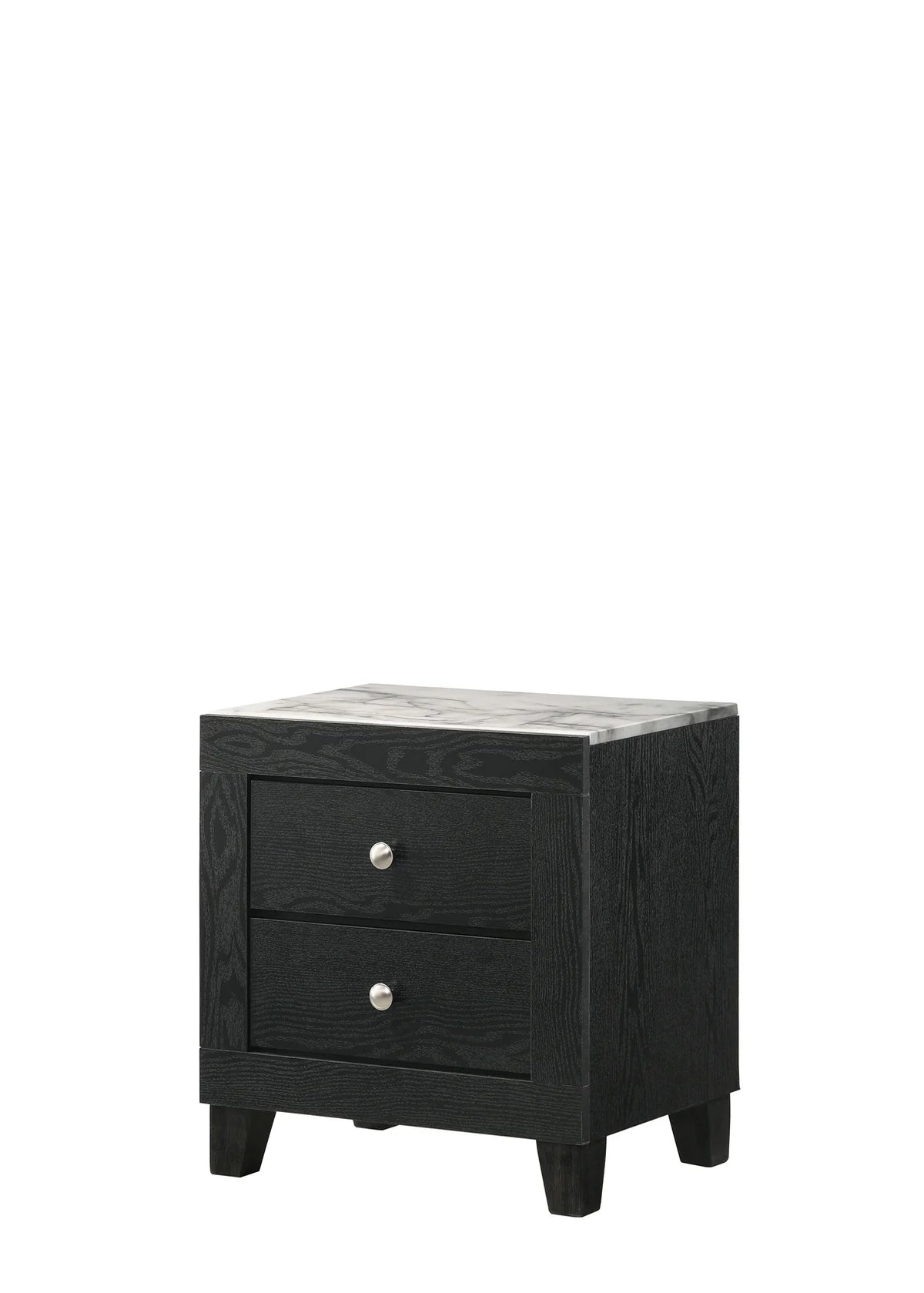 Cadence Dark Wood-Finish Nightstand