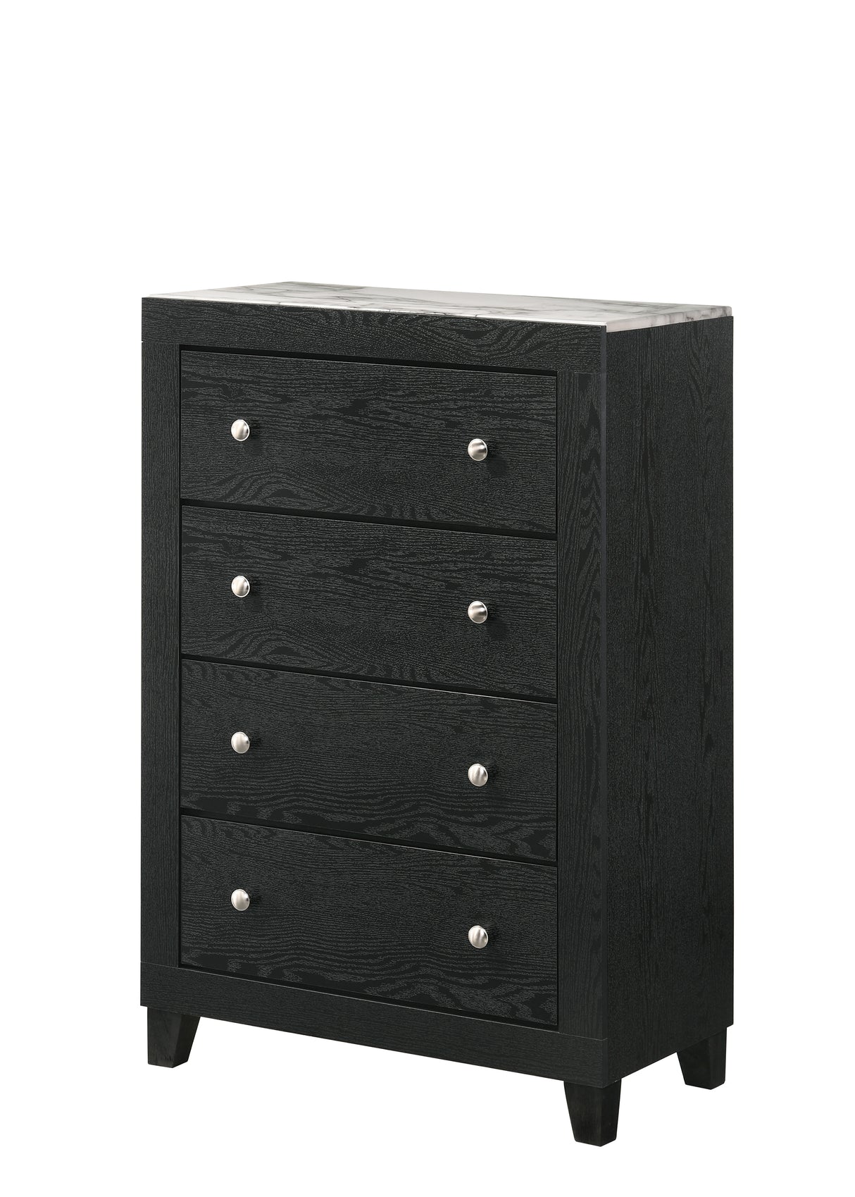 Cadence Black 5-Drawer Chest