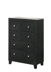 Cadence Black 5-Drawer Chest