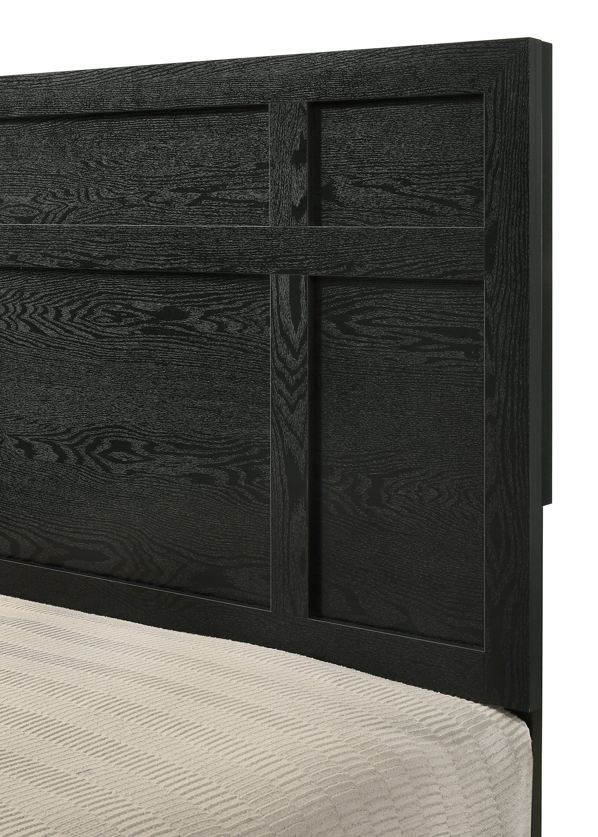 Cadence Panel Bed with Framed Headboard