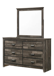 Carter Rustic Wood Dresser Mirror