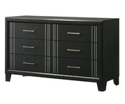 Charlie Charcoal 6-Drawer Dresser
