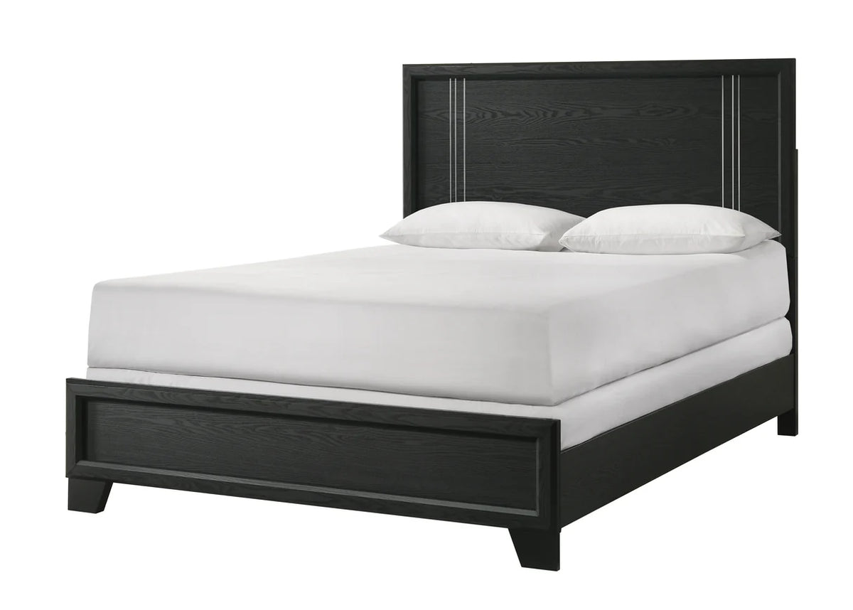 Charlie Charcoal Panel Bed