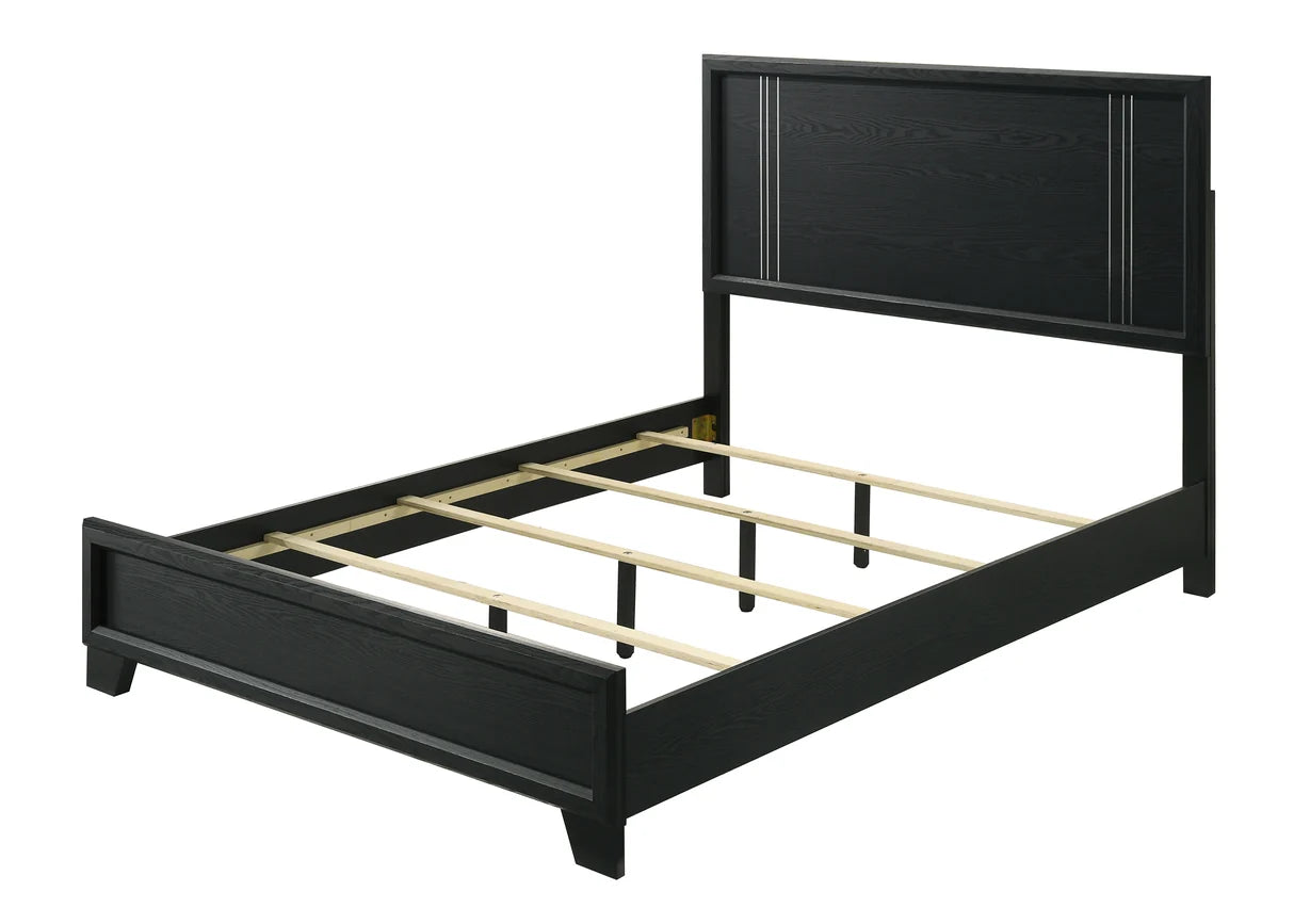 Charlie Charcoal Panel Bed