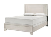 Charlie Whitewashed Panel Bed Frame