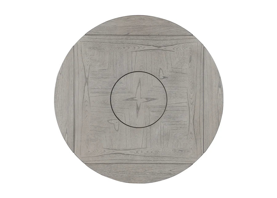 Cline Counter Height Dining Set with Turntable & Storage | Contemporary Round Dining Table Set