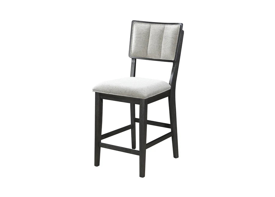Cline Counter Height Dining Set with Turntable & Storage | Contemporary Round Dining Table Set