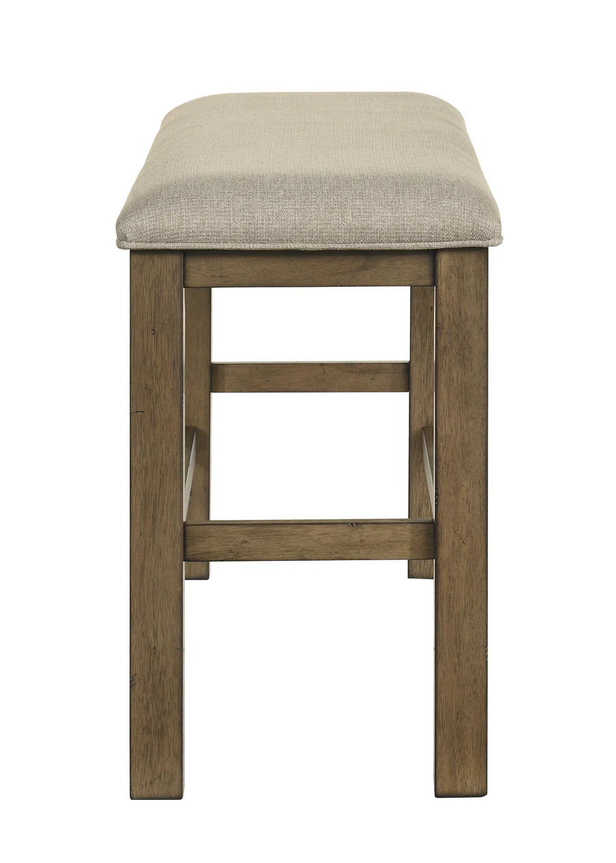 Cockrell Counter Height Dining Set with Extension Leaf, Chairs & Bench | Rustic Wood Dining Collection