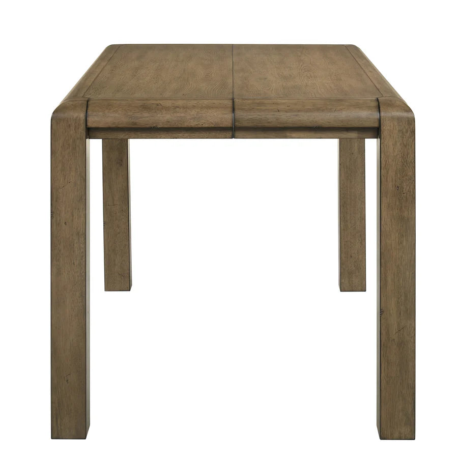 Cockrell Counter Height Dining Set with Extension Leaf, Chairs & Bench | Rustic Wood Dining Collection
