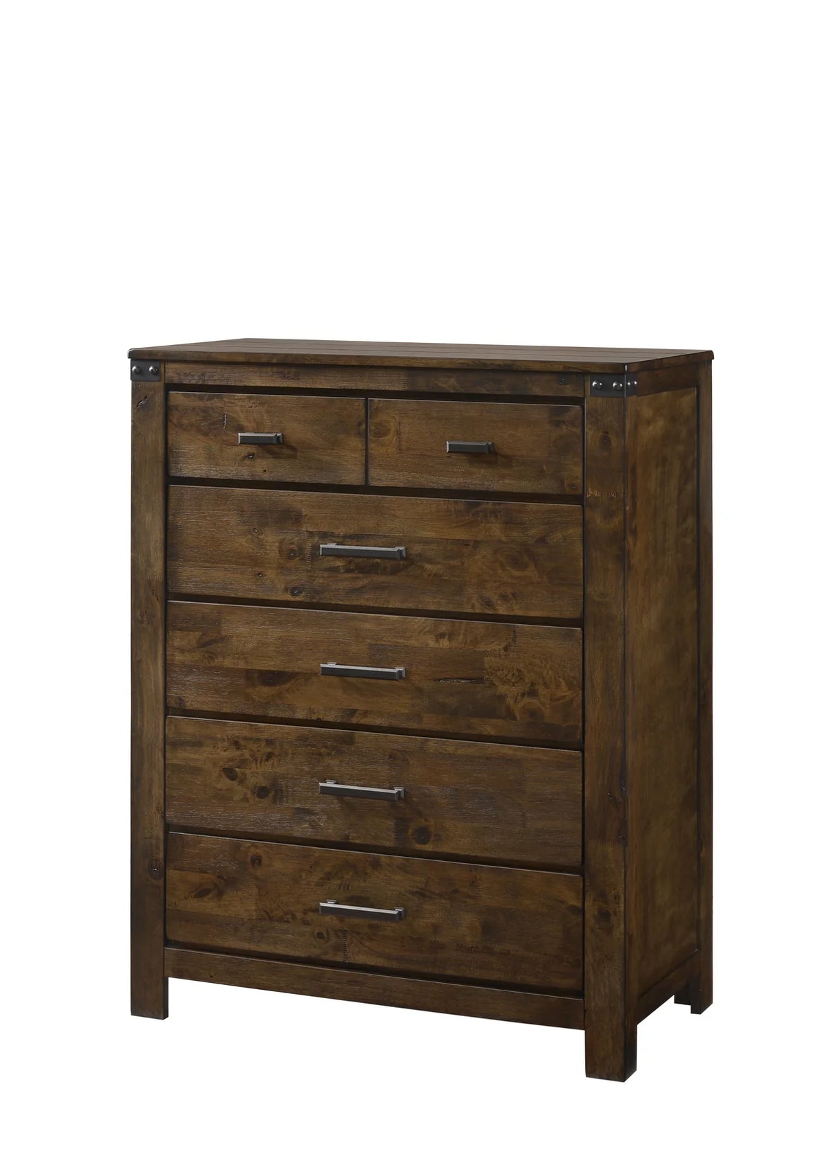 Curtis Rustic Finish Bedroom Set