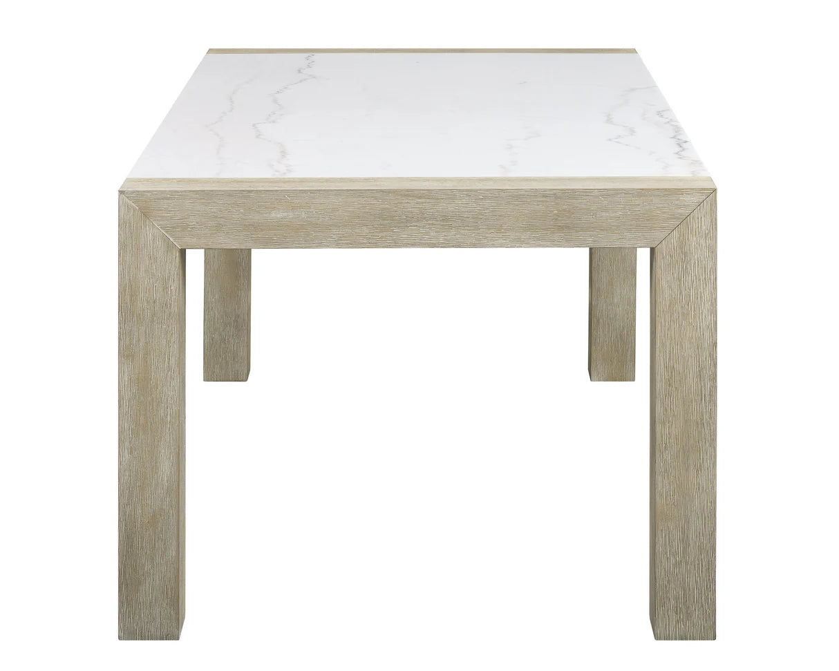 Hazel Genuine Marble Top Dining Table